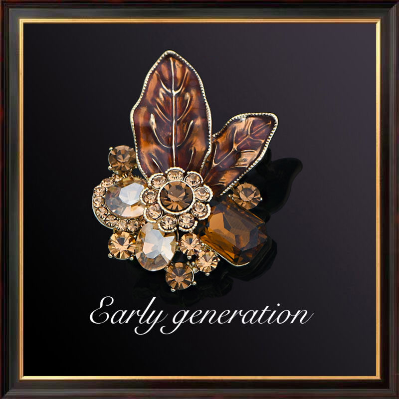 香槟复古宫廷风西装别针胸花新款潮秋冬高档奢华气质胸针大气配饰