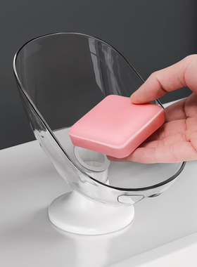 卫生间肥皂盒沥水免打孔家用吸盘式香皂盒卫生间肥皂架浴室置物架