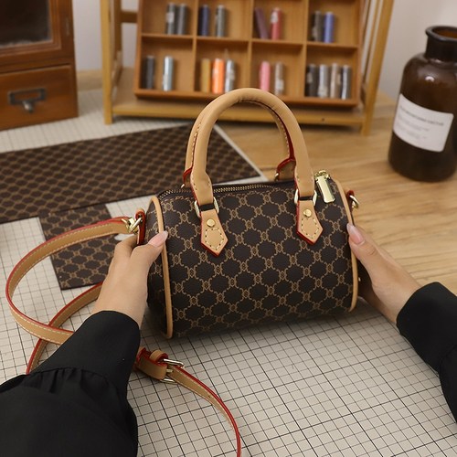 枕头包老花时尚编织包包