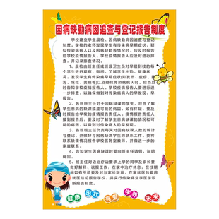 幼儿园规章制度牌全套园长门卫保育员岗位职责厨房食堂校车卫生保健室办公室安全管理牌子传染病预防检查标语