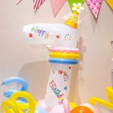 Свежий брендовый белый цифровой воздушный шар, детское вечернее платье