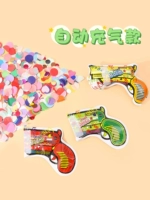 Ручной воздушный шар с цветочным баллончиком на день рождения, надувной пистолет для фейерверков, свадебный прием, небольшой салют, украшение, реквизит для фотосессии