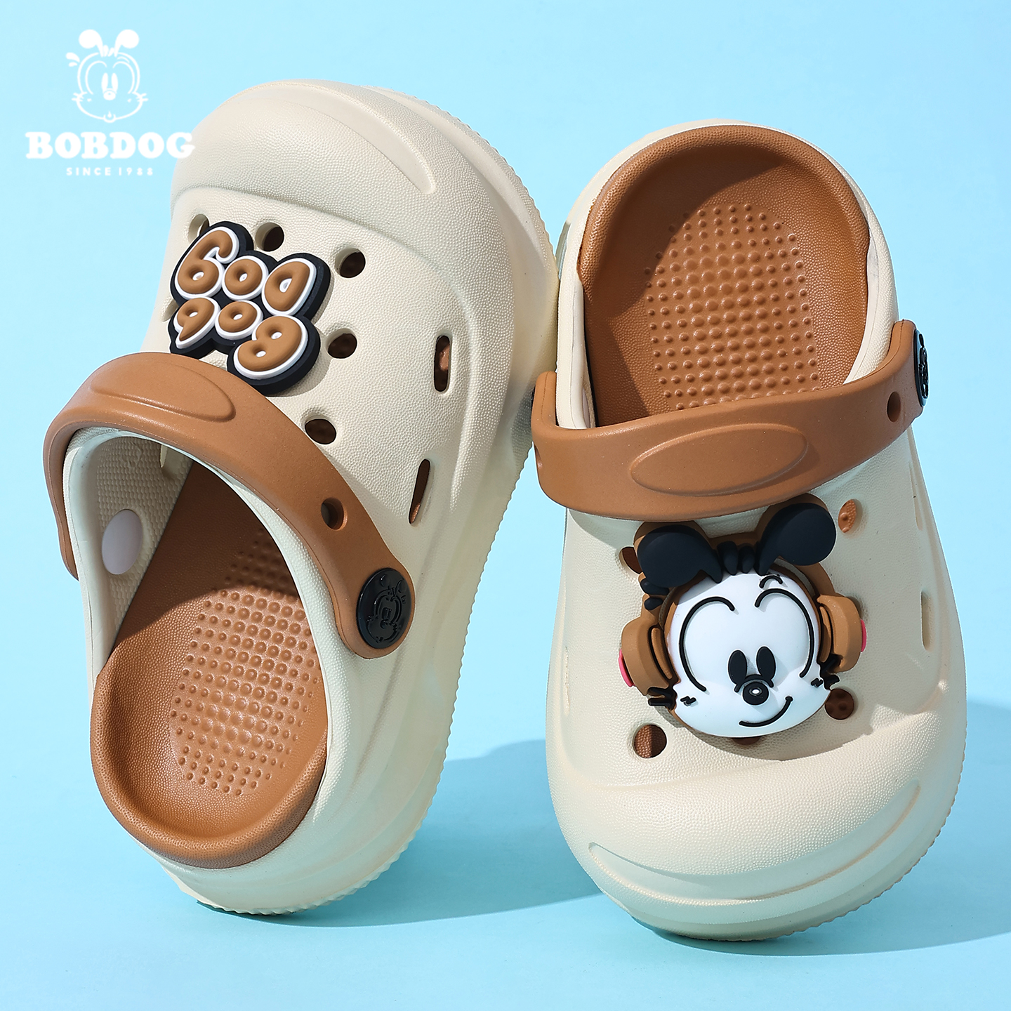 巴布豆春夏季新款防滑卡通凉拖鞋