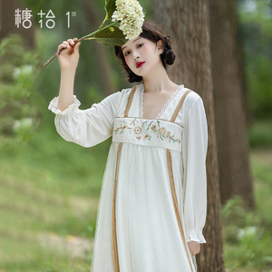 【清秋海棠】早春汉元素连衣裙女2025新款改良汉服襦裙国风裙子仙