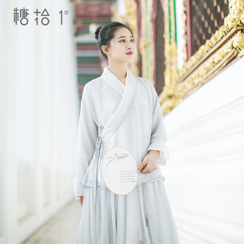 雪纺衫春夏新款复古汉服百搭