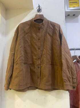 衣路-2024新款开衫立领双层压线时尚外套37384