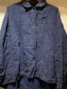 小红分享-衣路秋款双层做旧衬衫37151