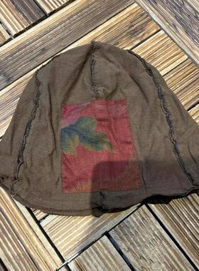 荼家老布双色帽子33159