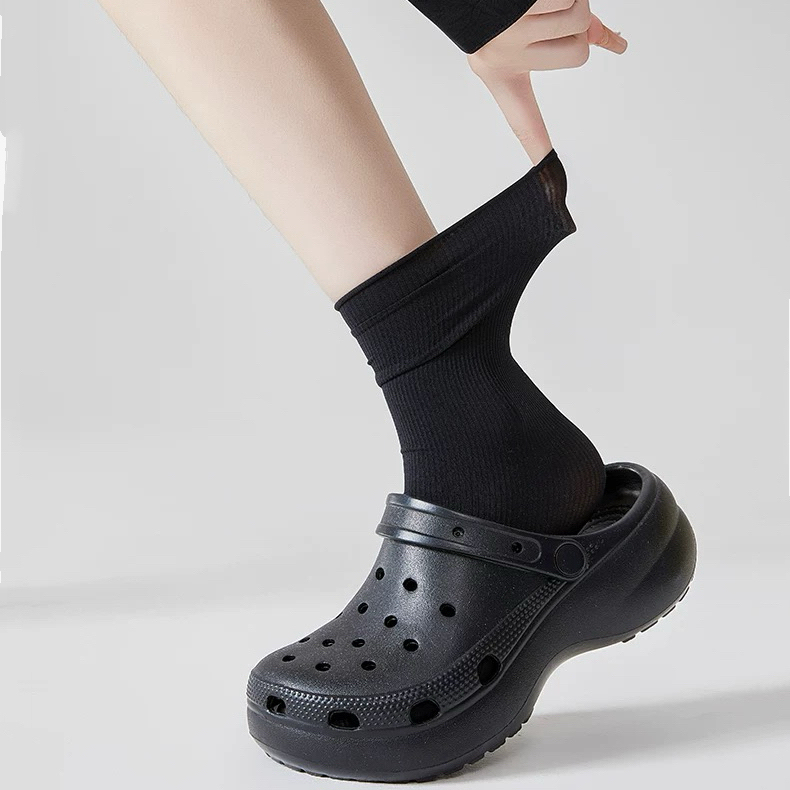 (配洞洞鞋）凉鞋拖鞋袜子女夏