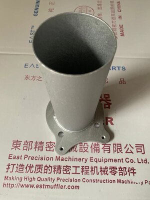 挖掘机配件住友SH240A5 210A5消声器排气管消音器尾管弯管连接管