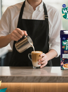 瑞典进口fazer菲泽燕麦奶1L植物蛋白奶饮料添加咖啡伴侣