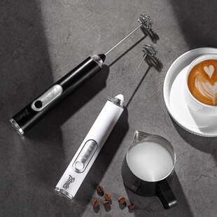 Bincoo电动奶泡器咖啡拉花自动打奶泡器手持打发器小型手持搅拌棒