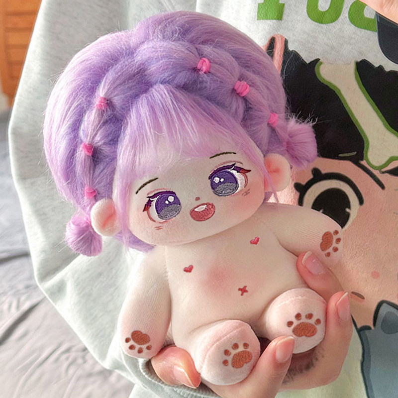 면 인형 20CM 인형 플러시 장난감 소녀 드레스 인형 해골 옷 생일 선물