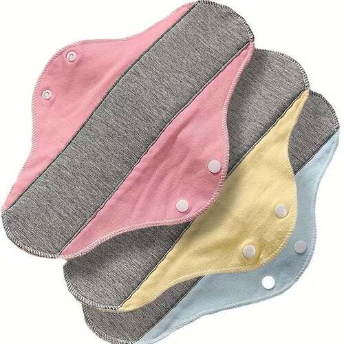 4pcs Reusable Cloth Incontinence Pads - Leak-Proof