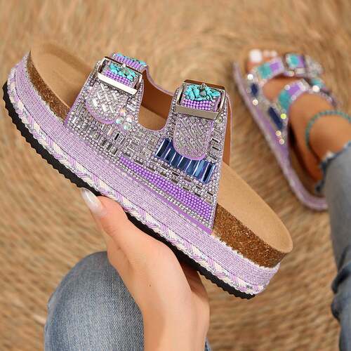 Women's Summer Fashion Thick Sole Sandals Bohemian Style