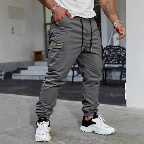 Men's Fashion Multi-Pocket Cargo Pants - Slim Fit Versatile