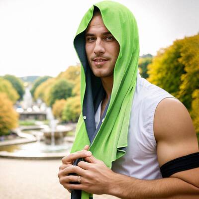 BIGWIG Hoodie Towels Instant Cooling Towels for Neck and