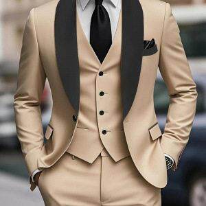 Men's Green 3-Piece Formal Suit - Business Wedding &
