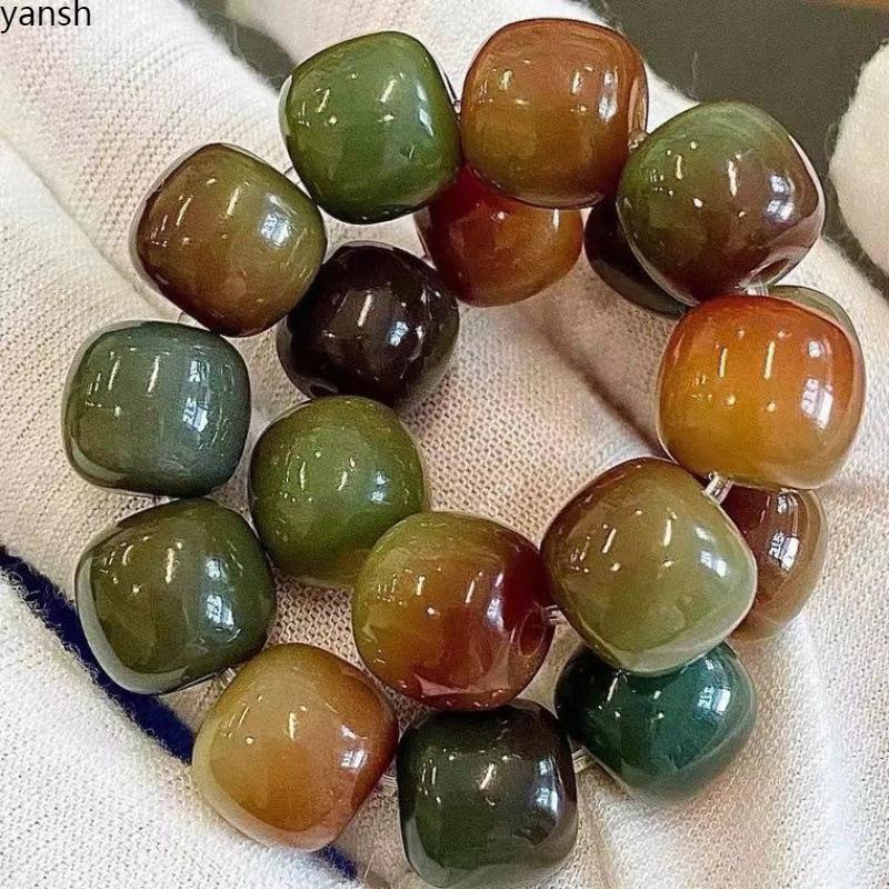 2025天然菩提根手串炭烤敦煌菩提稀有色便宜卖菩提根绕指柔学生送