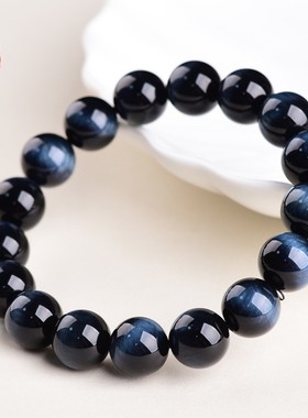 2026蓓蓓福水晶 天然闪电虎眼石手链 蓝虎眼手串蓝色虎睛石手串