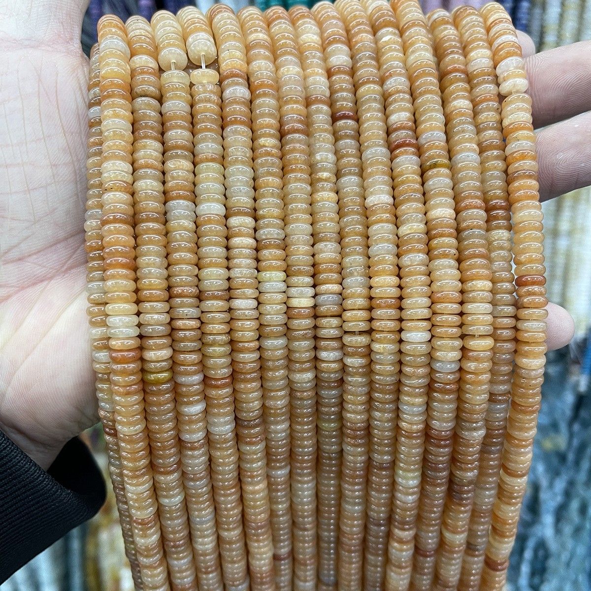 2025厂家直供2*6mm 算盘珠圆片散珠diy饰品配件定位珠串珠半成品