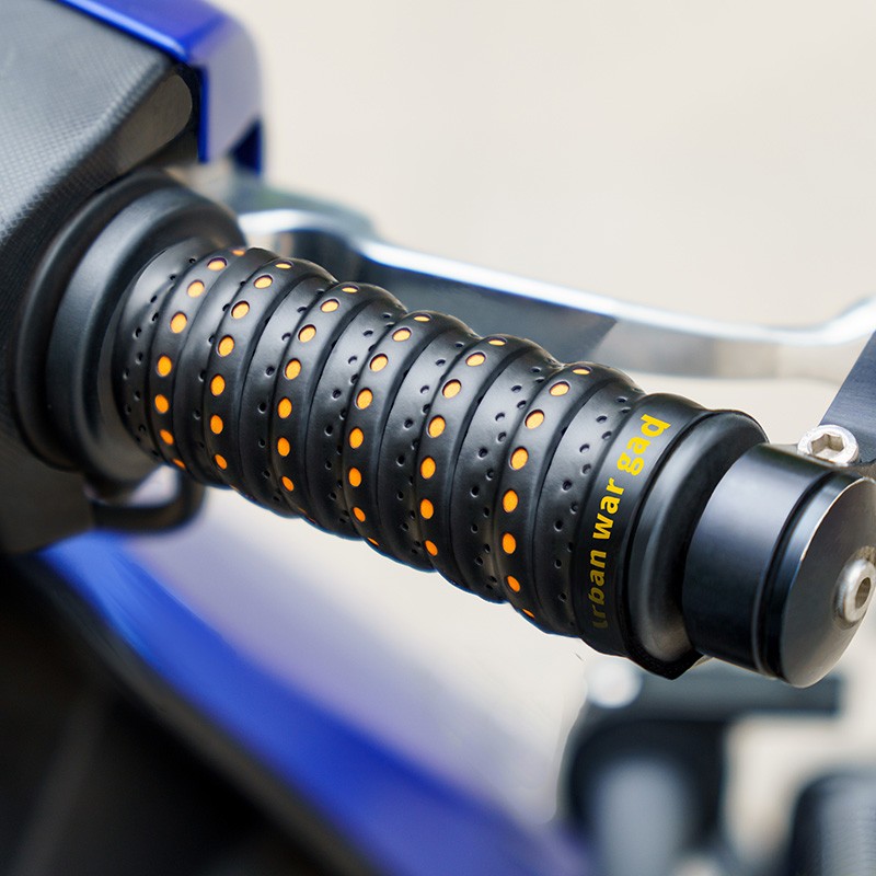 摩托车手把套电动车车把套龙骨缠带防滑透气自行车复古改装配件