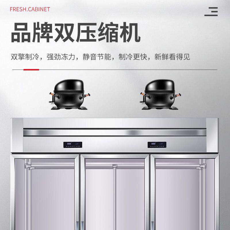 白雪稚乐保鲜冰柜吊肉柜挂冰柜冷柜挂肉柜冷冻立式冷藏牛羊肉商用
