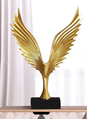 大鹏展翅欧式大展宏图电视框家居客厅办公室桌面酒柜装饰品鹰摆件