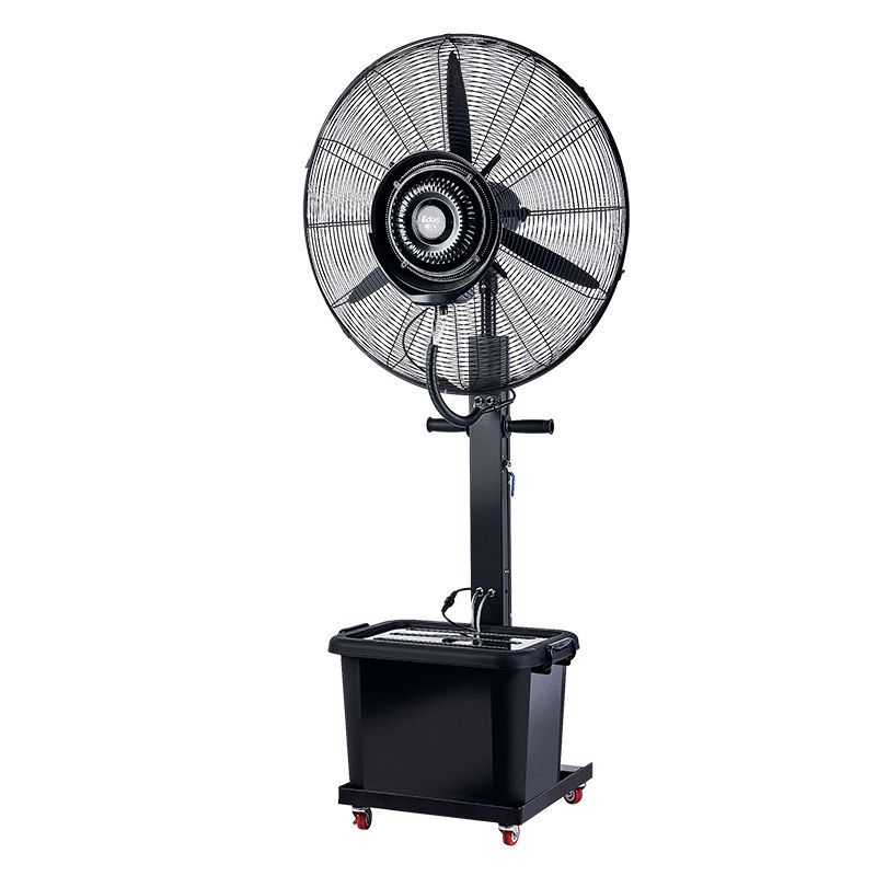 工业喷雾电风扇加水风扇降温制冷雾加湿电扇工业牛角扇商用落地扇