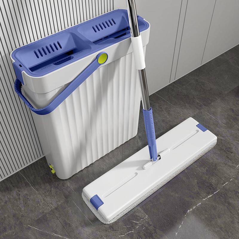 刮刮拖把桶乐干湿两用免手洗平板拖把家用懒人拖地墩布神器一拖净