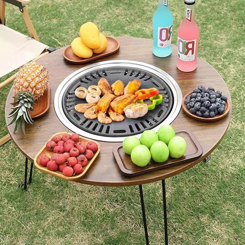 便捷多用途庭院休闲围炉煮茶一整套折叠桌烤肉炉户外便携式炉家用