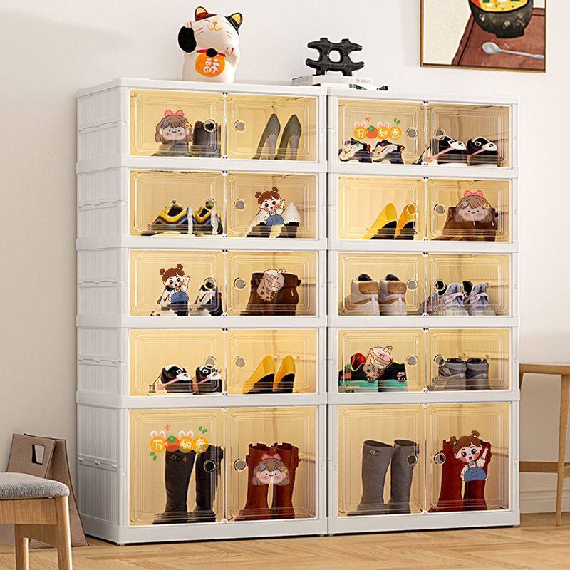免安装鞋柜收纳盒折叠透明鞋盒蚂蚁家用多层防尘鞋架鞋子收纳神器,收纳整理,鞋柜,淘宝优惠券,粉丝福利购,淘宝优惠卷