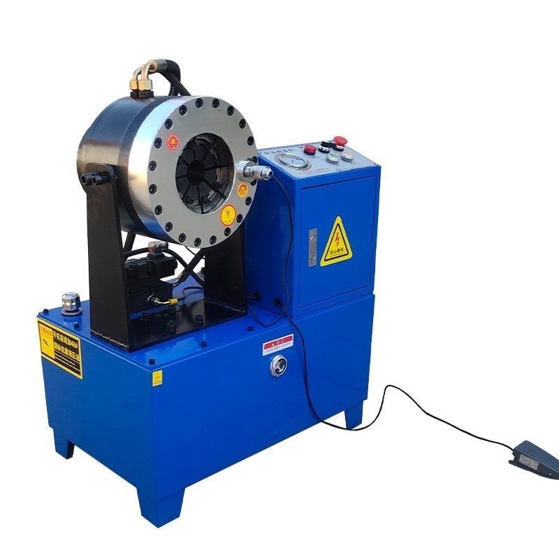 钢管缩管机胶管扣压机小型液压缩口机大棚管缩头脚手架圆管缩管机