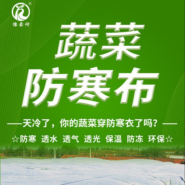 农用蔬菜专用防寒布保温透水保暖用农用无纺布大田防寒布二膜三模
