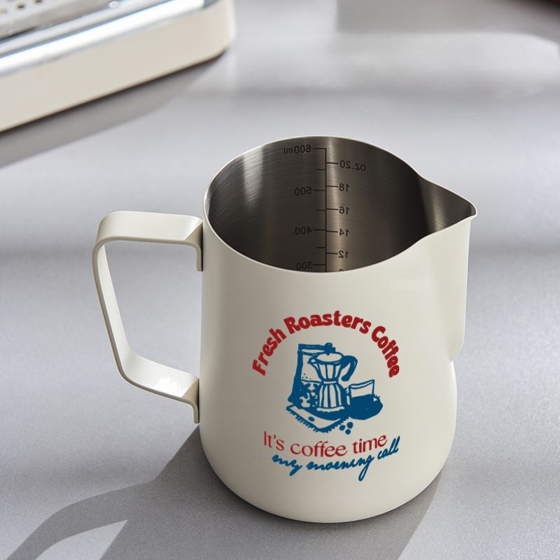 天喜咖啡拉花杯专用打奶泡拉花缸拉花神器不锈钢带刻度咖啡器具