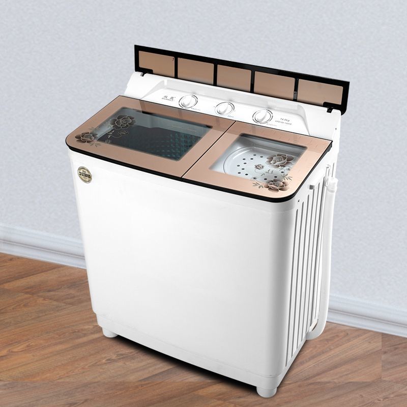 双鹿半自动洗衣机家用10/80公斤大容量双筒波轮老式双缸小洗衣机
