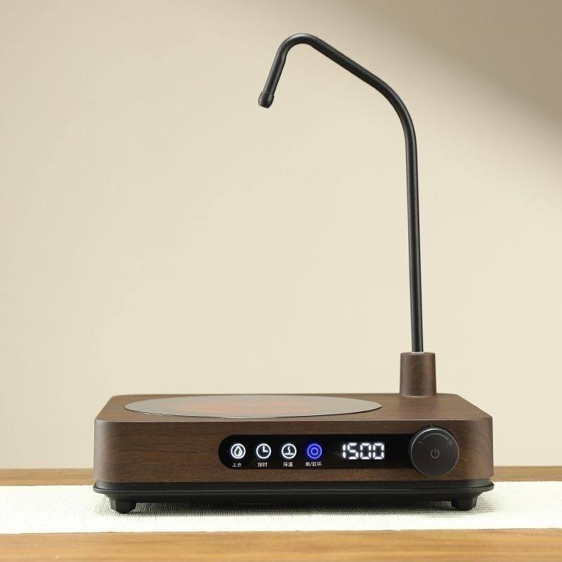 自动上水煮炉器1500大功率胡桃木简造电陶炉新款水电家用高档,厨房电器,电磁炉/陶炉,淘宝优惠券,粉丝福利购,淘宝优惠卷