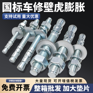 车修壁虎膨胀螺丝电梯专用膨胀螺栓强力拉爆加长加大垫片M6 M24