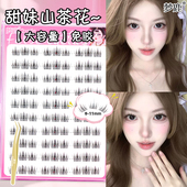 大容量免胶水眼睫毛仿真自然新款 梦鹿 免胶山茶花 懒人女假睫毛