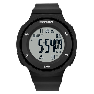 电子手表男款初高中学生数字显示考试儿童女运动防水2024新款计步