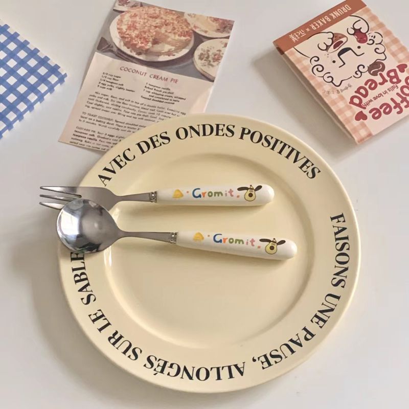 家用陶瓷不銹鋼商用攪拌勺水果叉