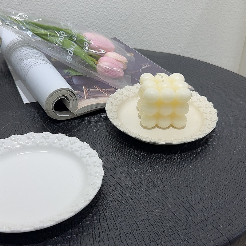 创意高颜值可爱蛋糕甜品碟子下午茶陶瓷点心碟吐骨碟小号餐具碟