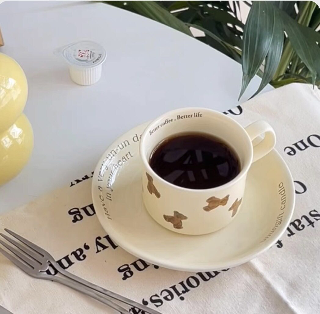 复古咖啡杯碟办公室下午茶餐具