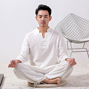 春夏季中国风禅修服棉禅修服