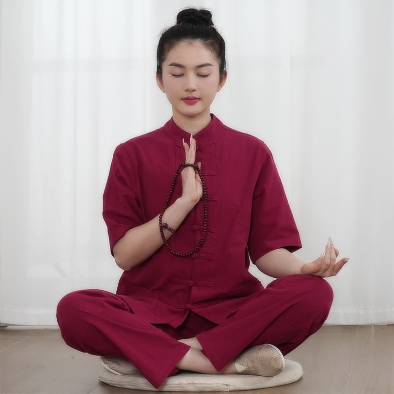 玄善纯棉男女居士服禅修服