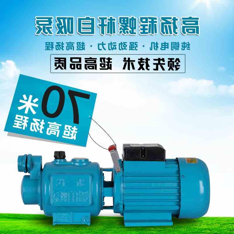 新款螺杆自吸泵高扬程增压泵高压全铜芯全自动抽水泵家用220v农用