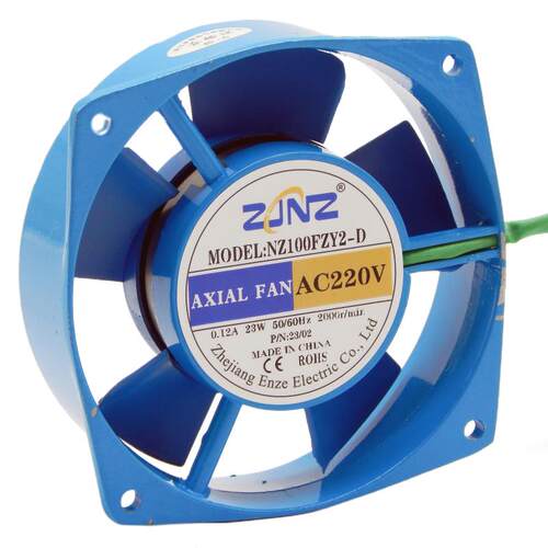 新款小型轴流风机100FZY2-D/4-D 220V/380v机柜散热风扇108*3包邮