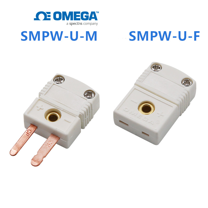 美国omega热电阻连接器U型热电偶插头插座B型测温端子SMPW-U-MF