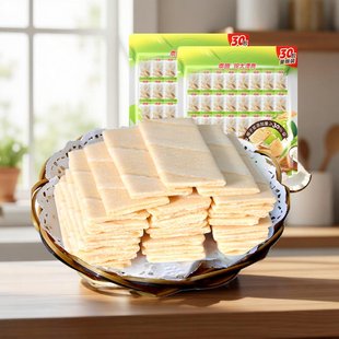 南国椰香薄饼405g160g椰子薄饼椰子饼干海南特产零食小吃休闲食品