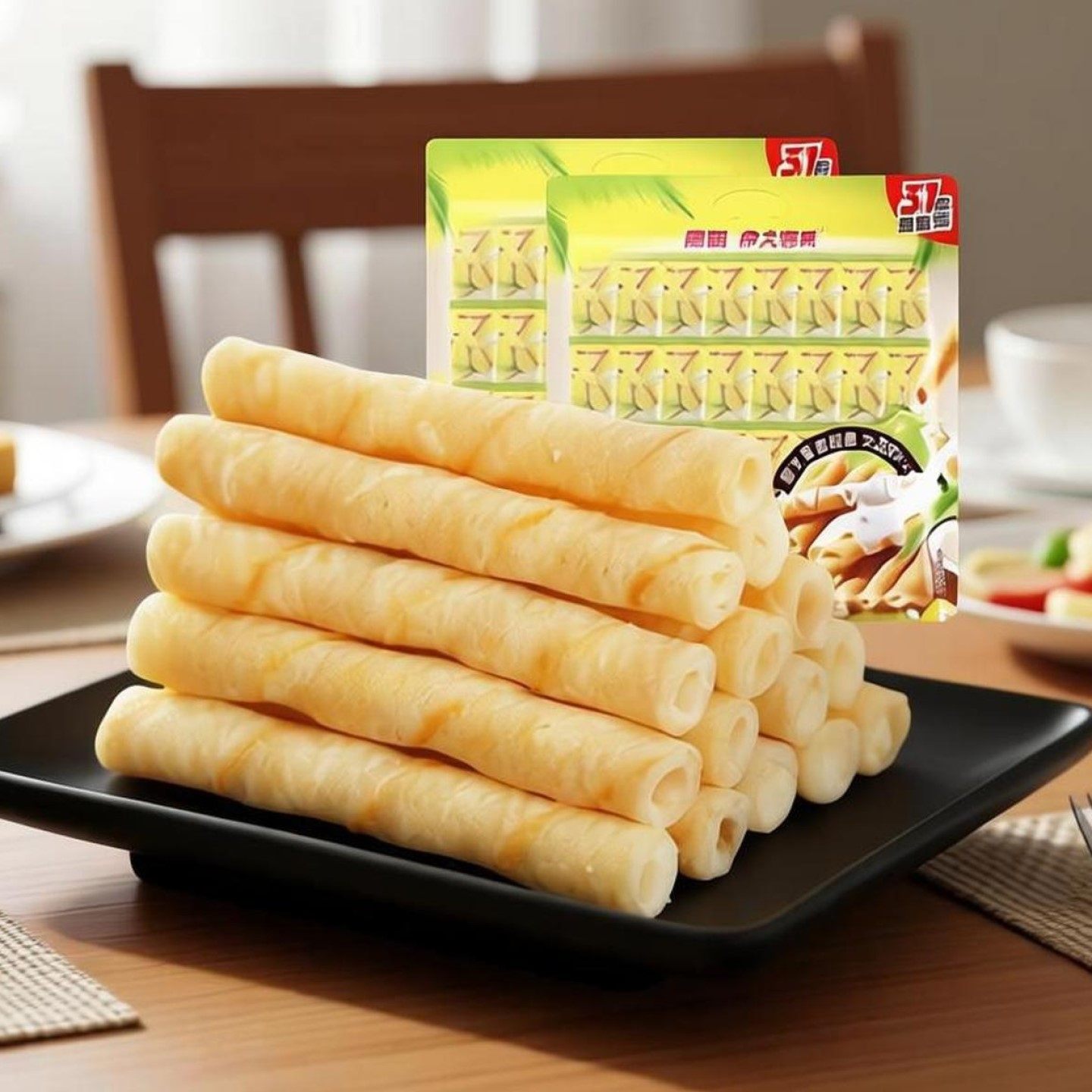 南国椰浆蛋卷405g180g鸡蛋卷椰子蛋卷休闲零食小吃海南特产椰子卷